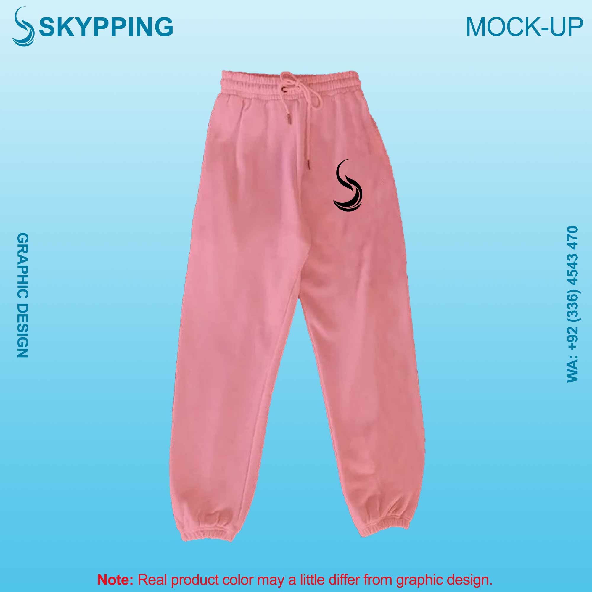 Sweatpant with Side Pocket and Closed Bottom